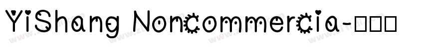 YiShang Noncommercia字体转换